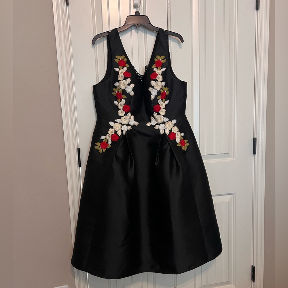 Chi Chi London Black Flare Dress